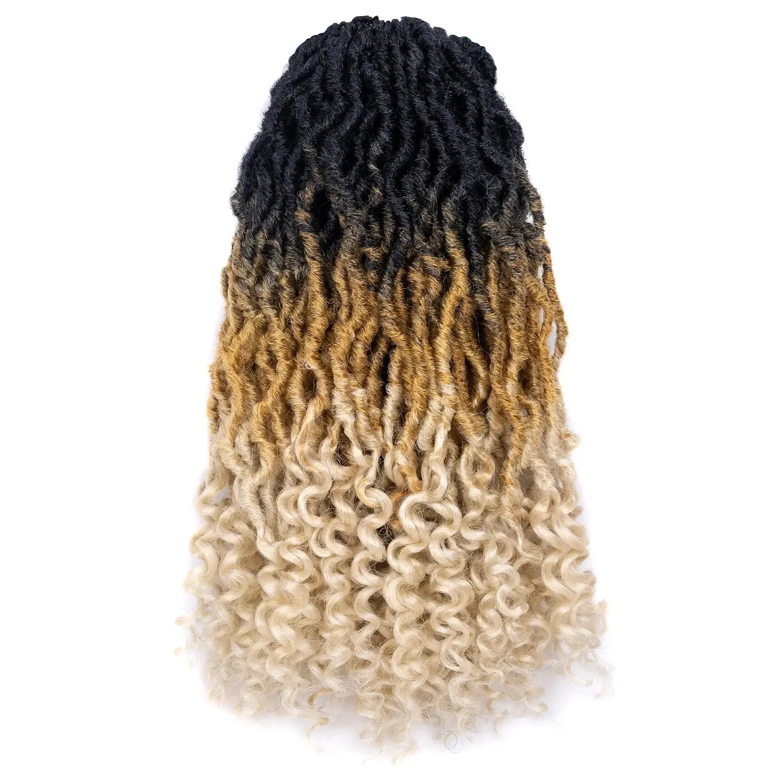 Toyotress Passion Locs Crochet Hair Handmade Curly Hair Crochet Synthetic Braiding Hair