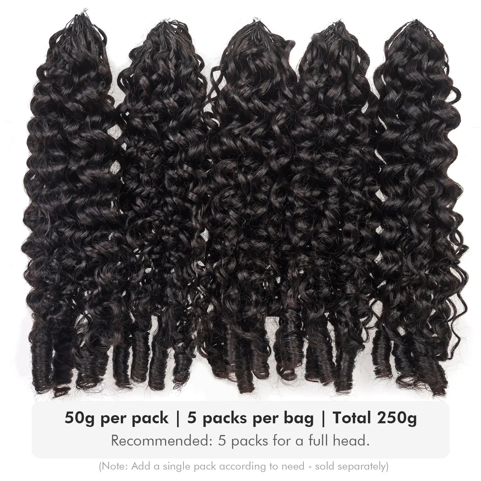 Toyotress® Human Crochet Hair Burmese Curly Hair Feather-Line Invisible Knotless Braiding Hair Extensions Toyotress