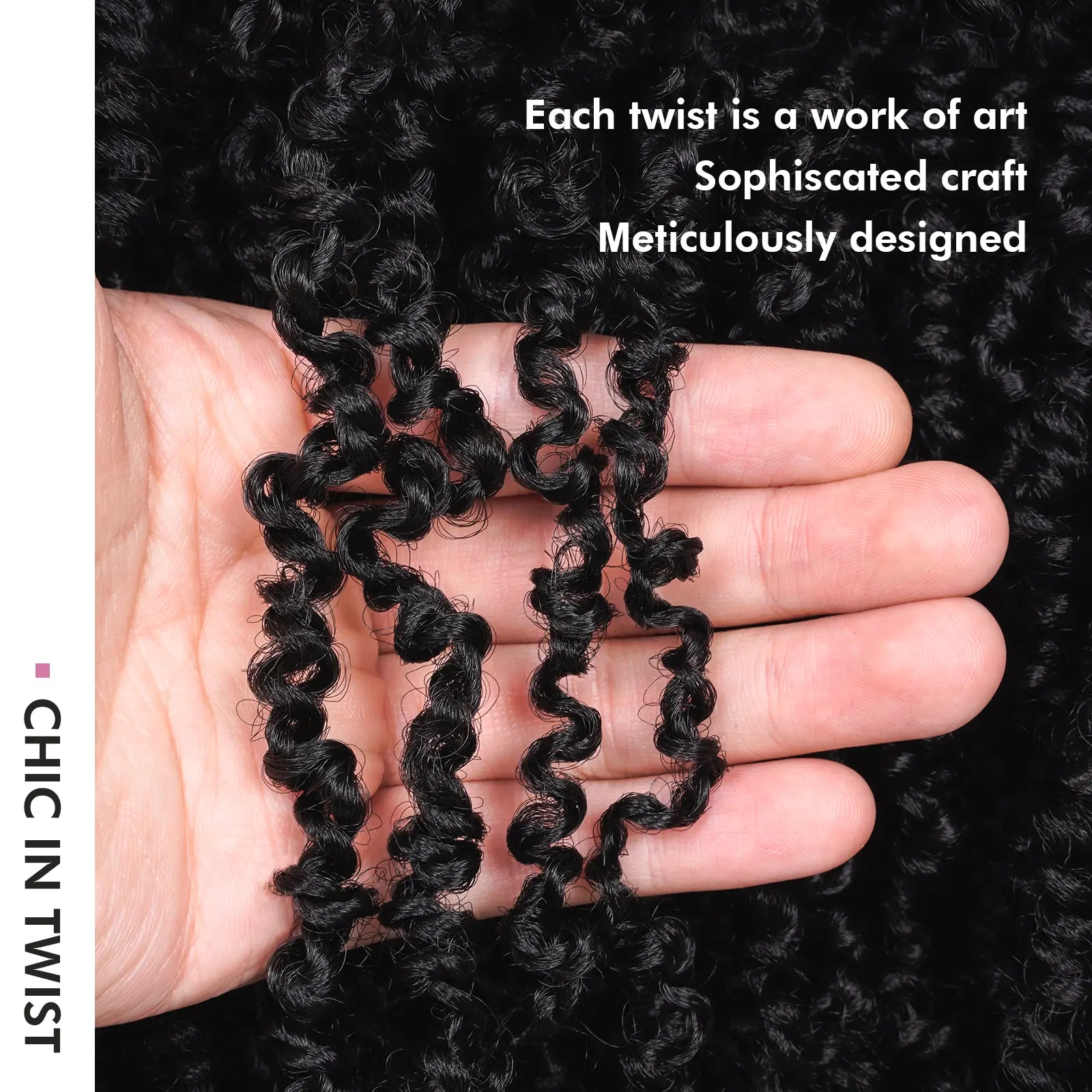 1 Pack YT | Toyotress® Yanky Twist Pre Looped Mini Passion Twist Short Passion Twist Crochet Braids Synthetic Hair Extensions Toyotress