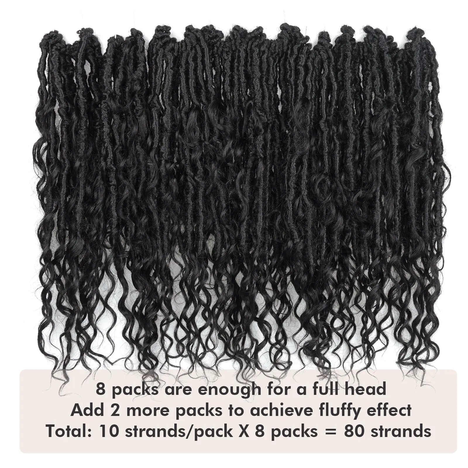 Toyotress Crochet Boho Locs Braiding Hair With Human Hair Curls Pre Looped Goddess Boho Dreadlocks Curly Full Ends Hair Extensions