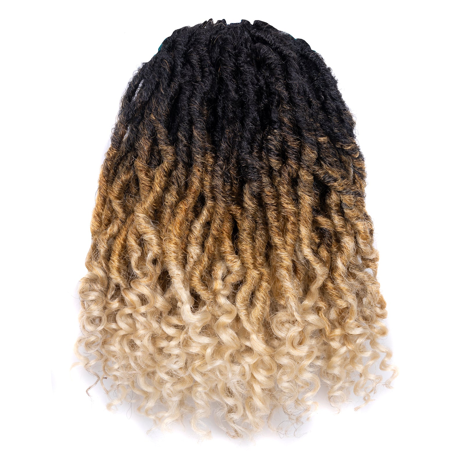 Toyotress Passion Locs Crochet Hair 10-18 Inch| Pre-Looped Handmade Curly Hair Crochet Synthetic Braiding Hair