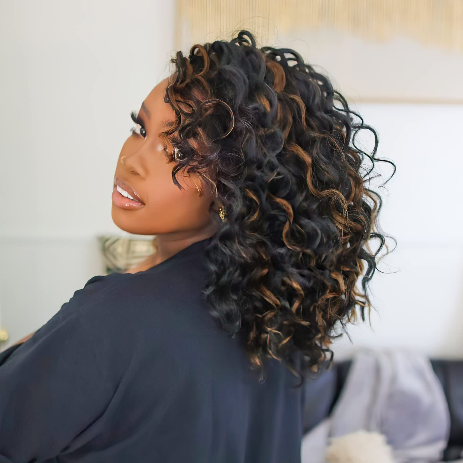 Toyotress Ocean Wave Synthetic Crochet Braiding Hair Extensions