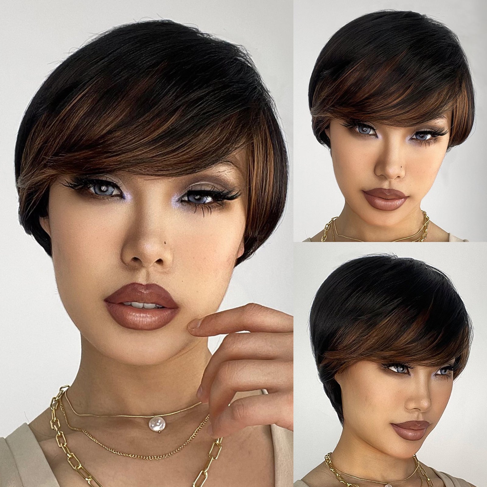 TOYOTRESS VANESSA SHORT NEAT BOB SYNTHETIC WIG 4