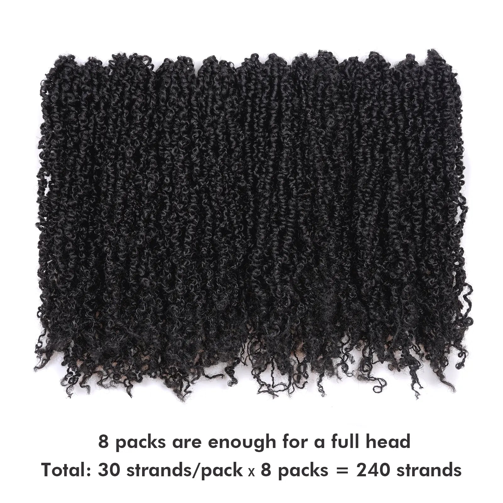 Toyotress Mini Yanky Twist Braiding Hair Short Passion Twist Crochet Braids Synthetic Hair Extensions