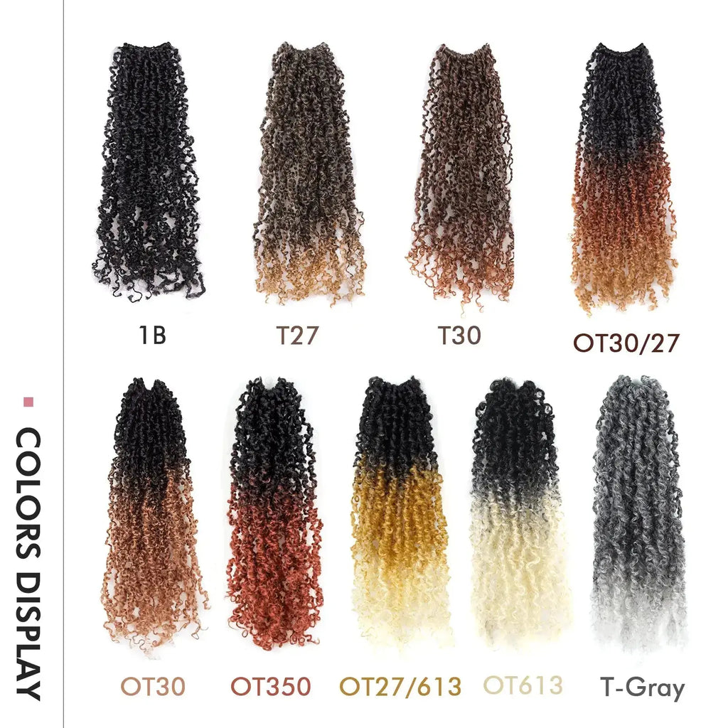 Toyotress Mini Yanky Twist Braiding Hair Short Passion Twist Crochet Braids Synthetic Hair Extensions