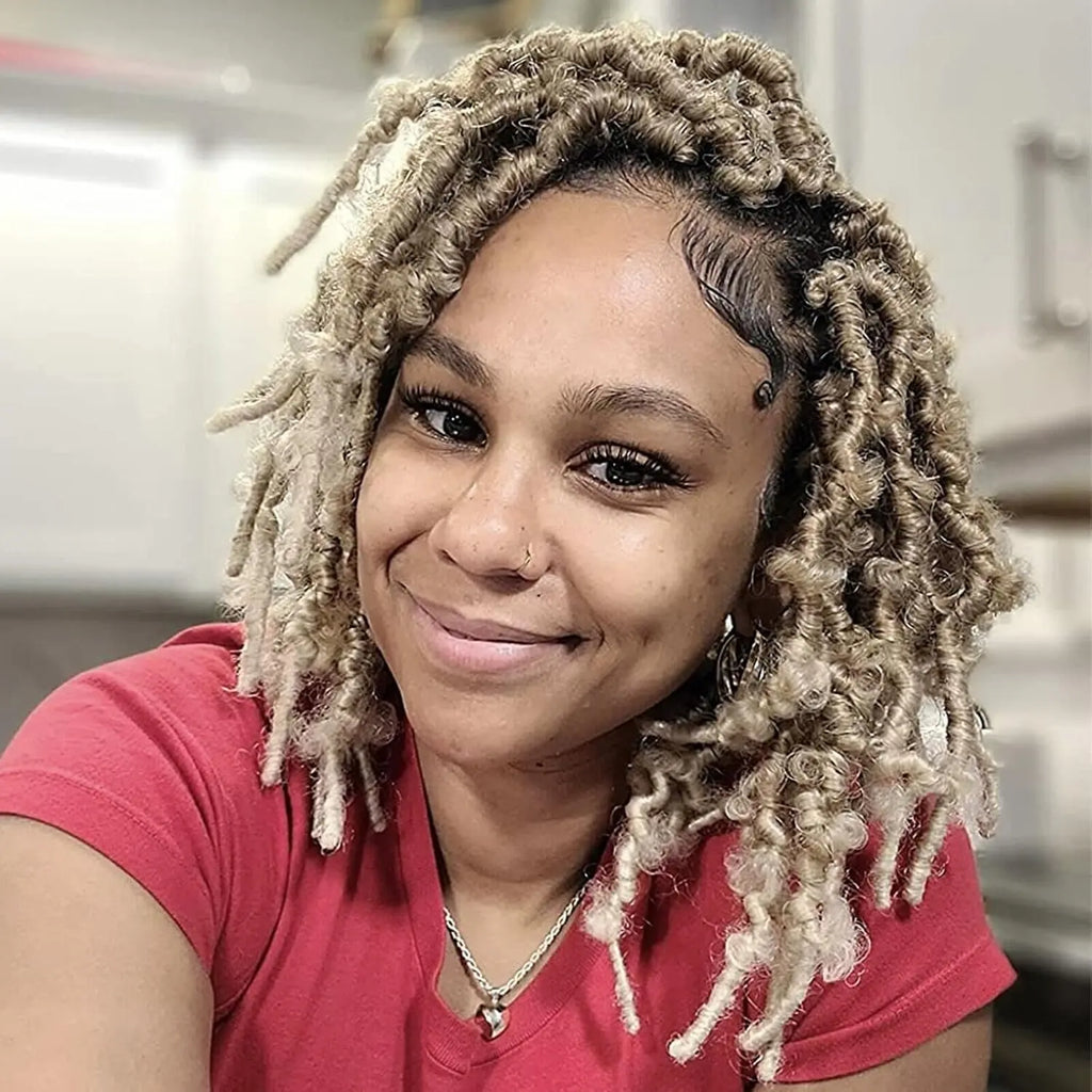 Clearance | Toyotress® Butterfly Locs Pre-Looped Distressed Braiding Synthetic Crochet Hair Extensions Toyotress