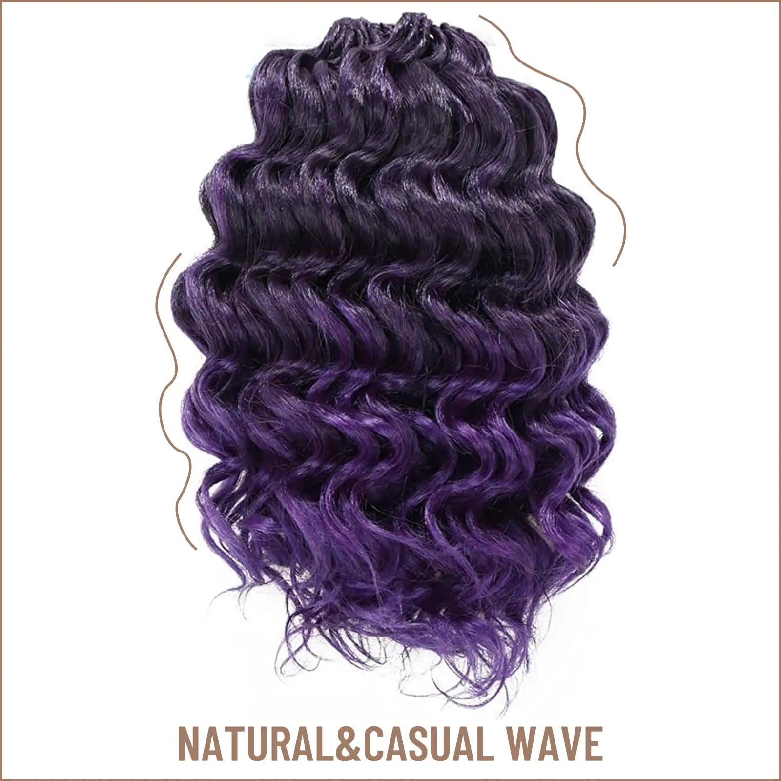 Toyotress Ocean Wave Synthetic Crochet Braiding Hair Extensions