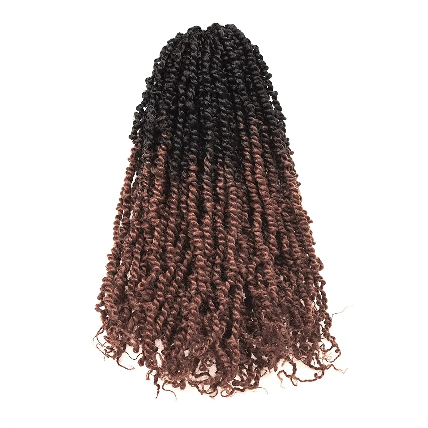 Toyotress Tiana Passion Twist Hair Pre-Twisted Pre-Looped Passion Twists Crochet Braids Made Of Bohemian Hair Synthetic Braiding Hair Extension
