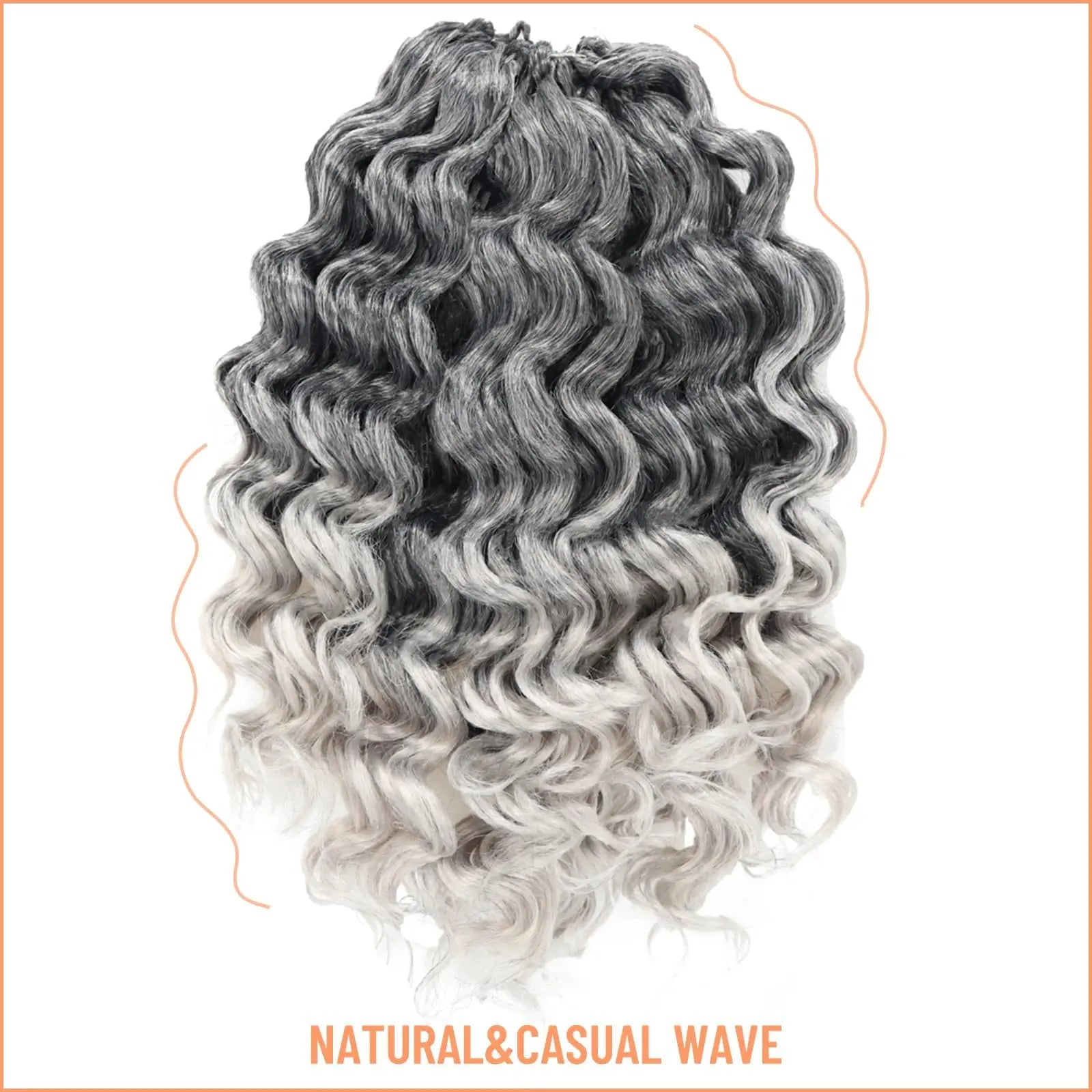 Toyotress Ocean Wave Synthetic Crochet Braiding Hair Extensions