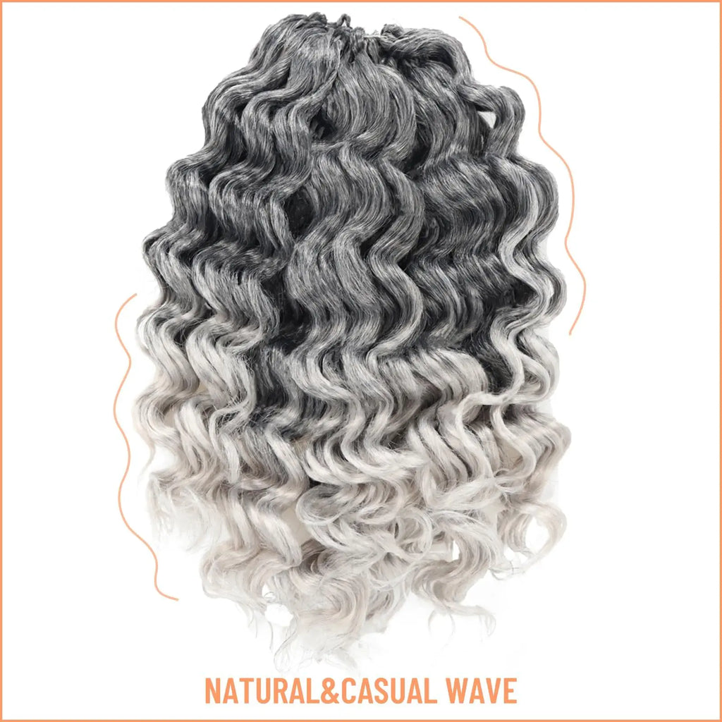 Toyotress Ocean Wave Synthetic Crochet Braiding Hair Extensions