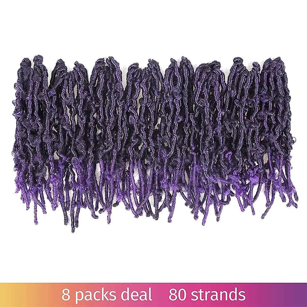 ( US ONLY) FAST SHIPPING DBL | Toyotress® Butterfly Locs Pre-Looped Distressed Locs Braiding Synthetic Crochet Hair Extensions Toyotress
