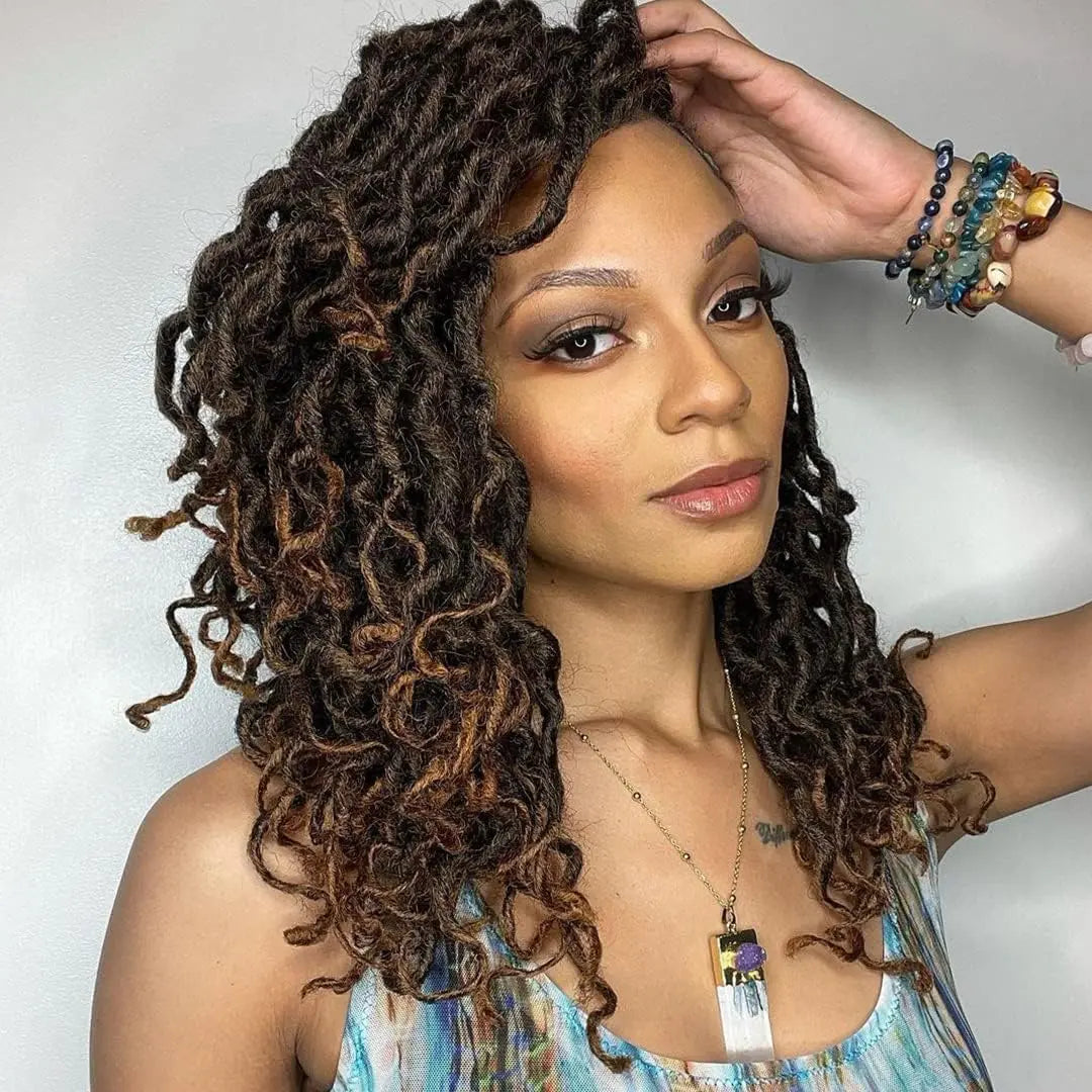 ToyoTress Toceana Curly Locs Crochet Hair Braiding Hair Extensions