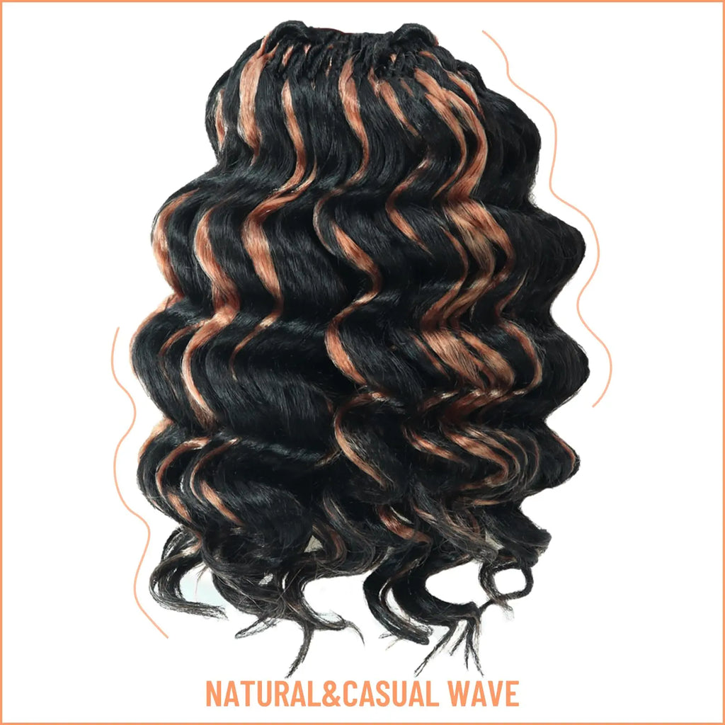 Toyotress Ocean Wave Synthetic Crochet Braiding Hair Extensions