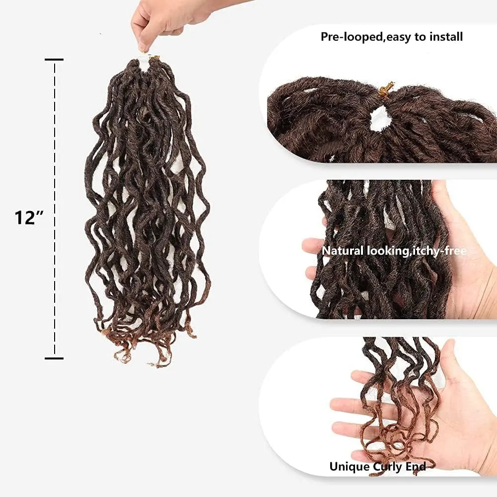 ToyoTress Toceana Curly Locs Crochet Hair Braiding Hair Extensions