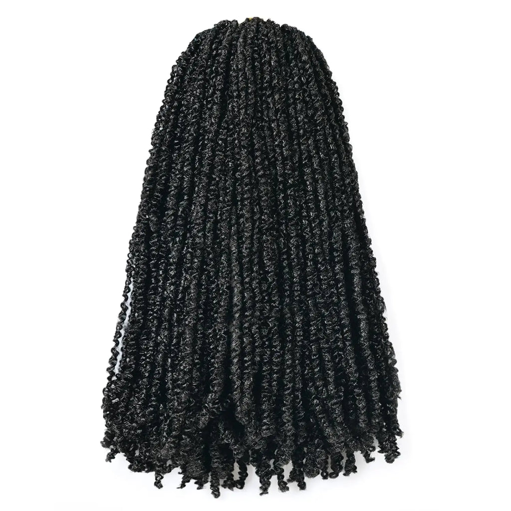 ( US ONLY) FAST SHIPPING丨ToyoTress® Micro Kinky Twist Crochet Hair - 8 Packs (240 Strands) Natural Black Mini Spring Passion Twist Crochet Braids Synthetic Braiding Hair Extensions Toyotress