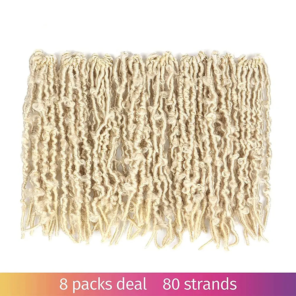 ( US ONLY) FAST SHIPPING DBL | Toyotress® Butterfly Locs Pre-Looped Distressed Locs Braiding Synthetic Crochet Hair Extensions Toyotress