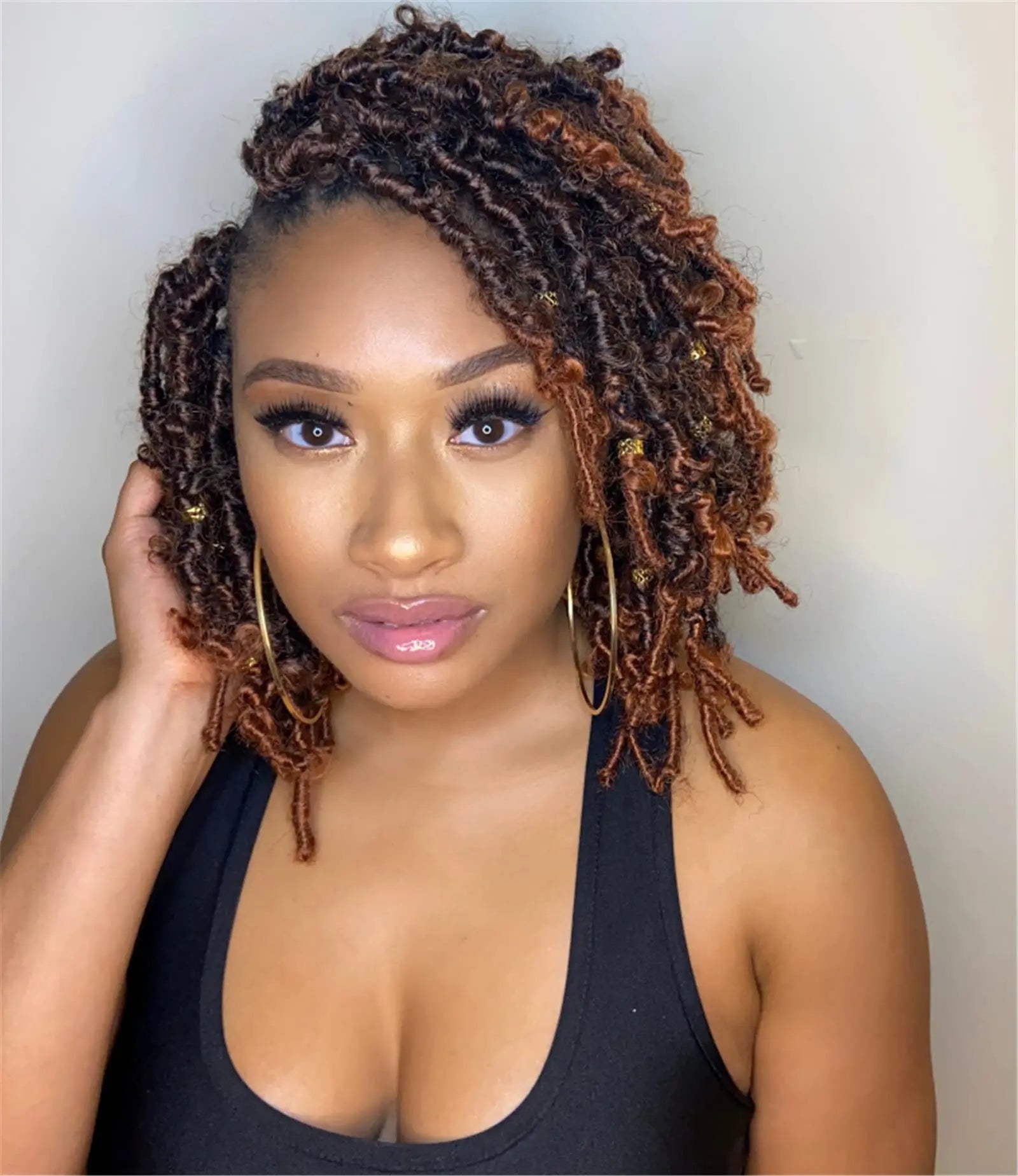 Toyotress Distressed Butterfly Locs Pre-twisted Distressed Synthetic Crochet Hair