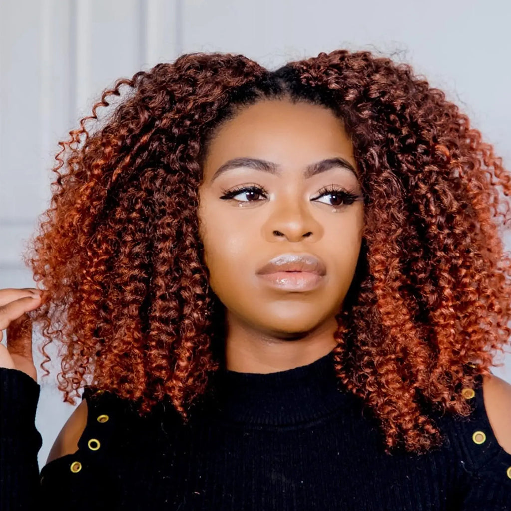 Clearance | TOYOTRESS Water Wave Passion Twist Hair 6/7 Packs - Ombre Orange Water Wave Crochet Braids Synthetic Braiding Hair Extensions Toyotress