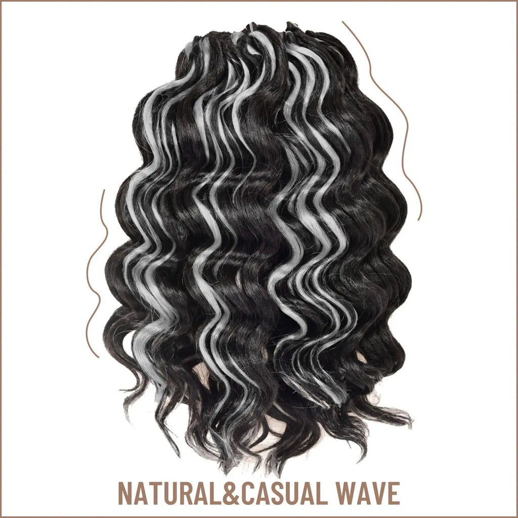 Toyotress Ocean Wave Synthetic Crochet Braiding Hair Extensions