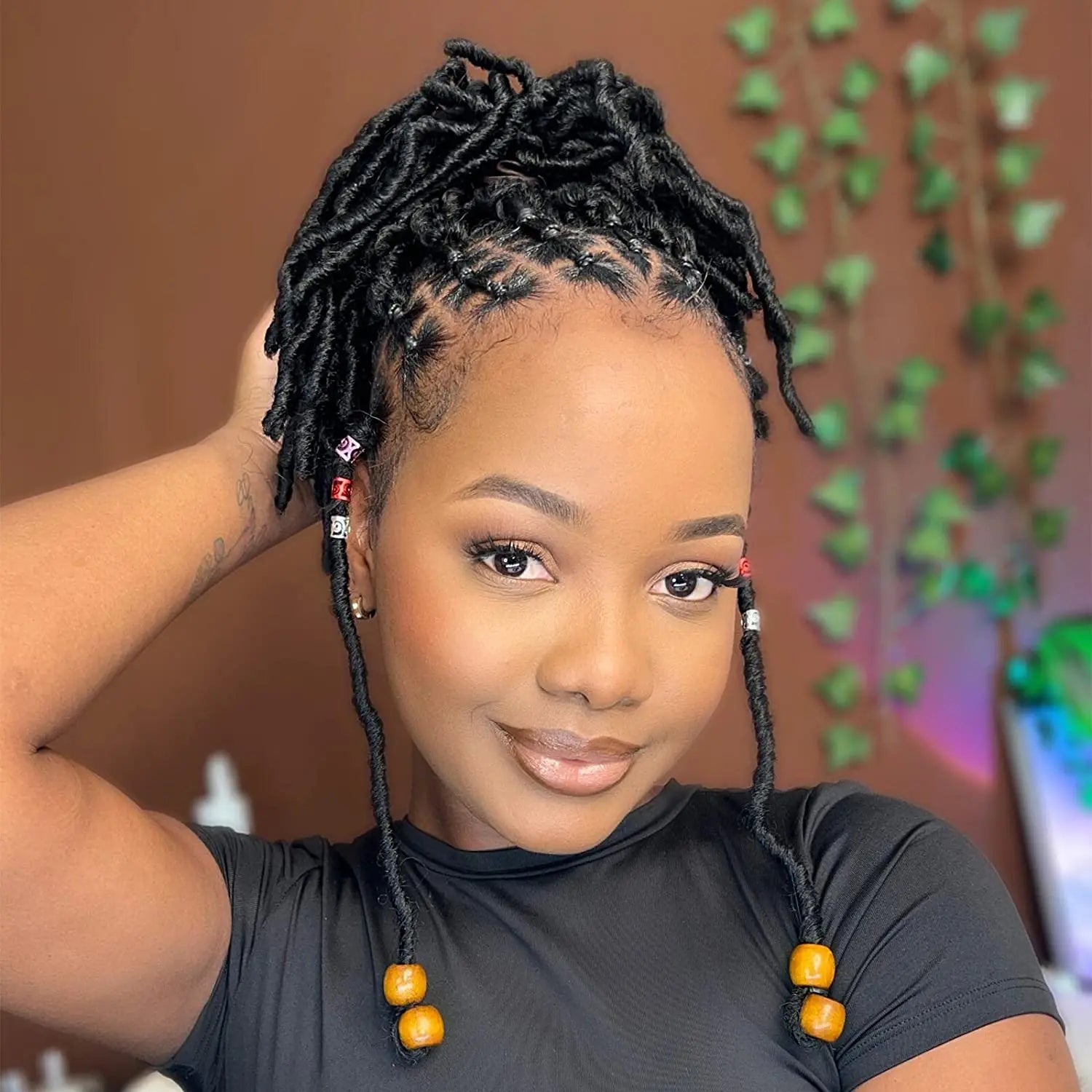 Faux Locs Crochet Hair Pre-Looped Handmade Crochet Braids Synthetic Braiding Hair