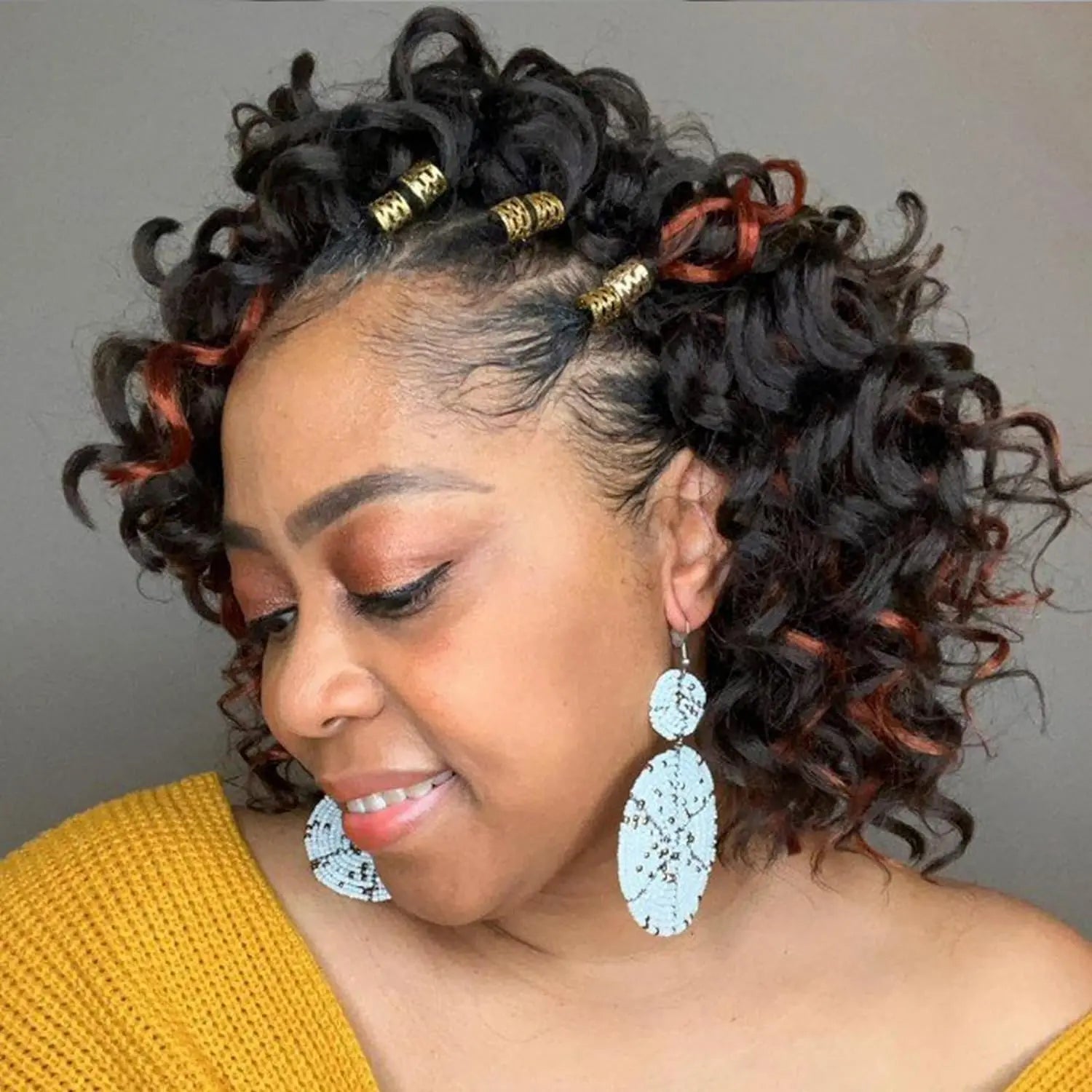 ( US ONLY) FAST SHIPPING BC | Toyotress® Freetress Beach Curl Crochet Hair Gogo Curl Jamaican Bounce Wavy Curly Pre-Looped Synthetic Hair Extensions Toyotress