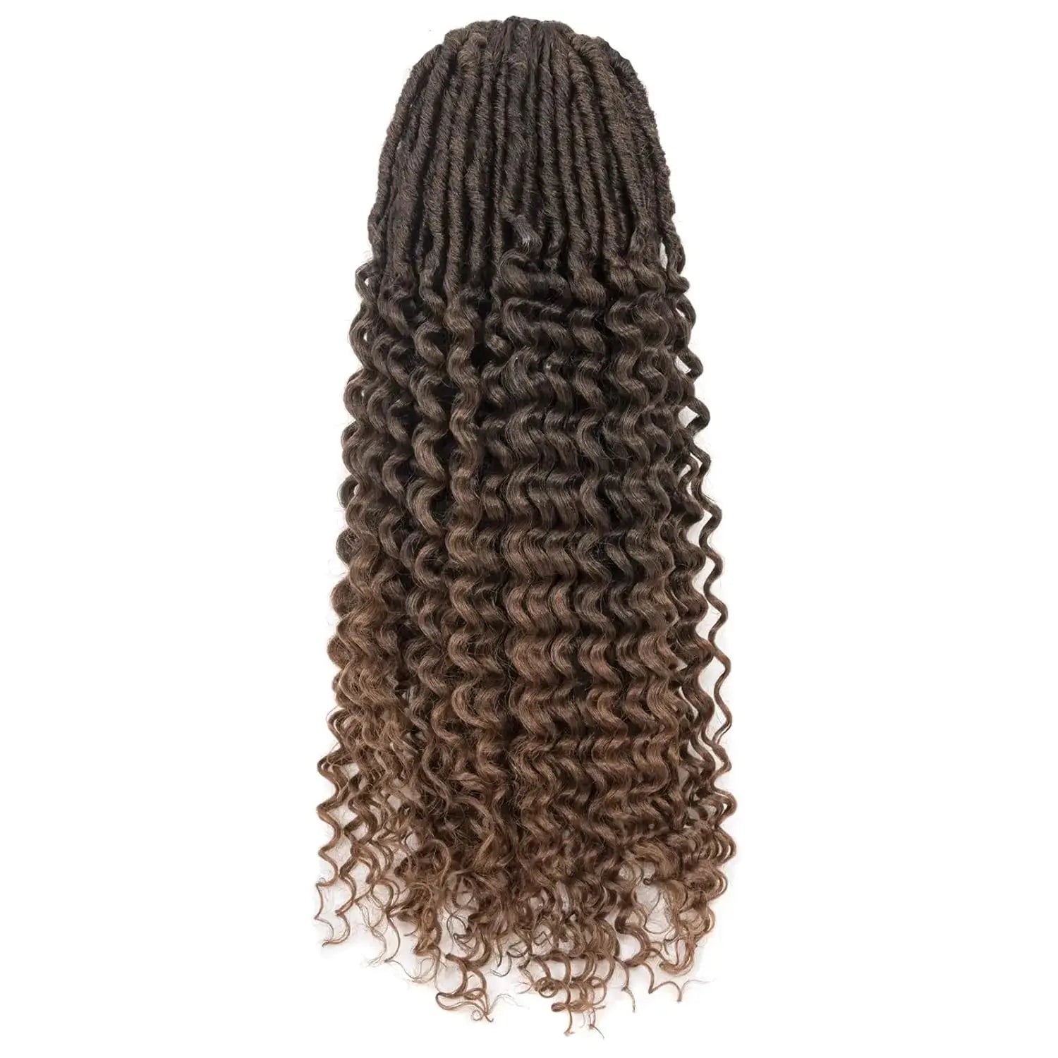 Toyotress Passion Locs Crochet Hair Handmade Curly Hair Crochet Synthetic Braiding Hair