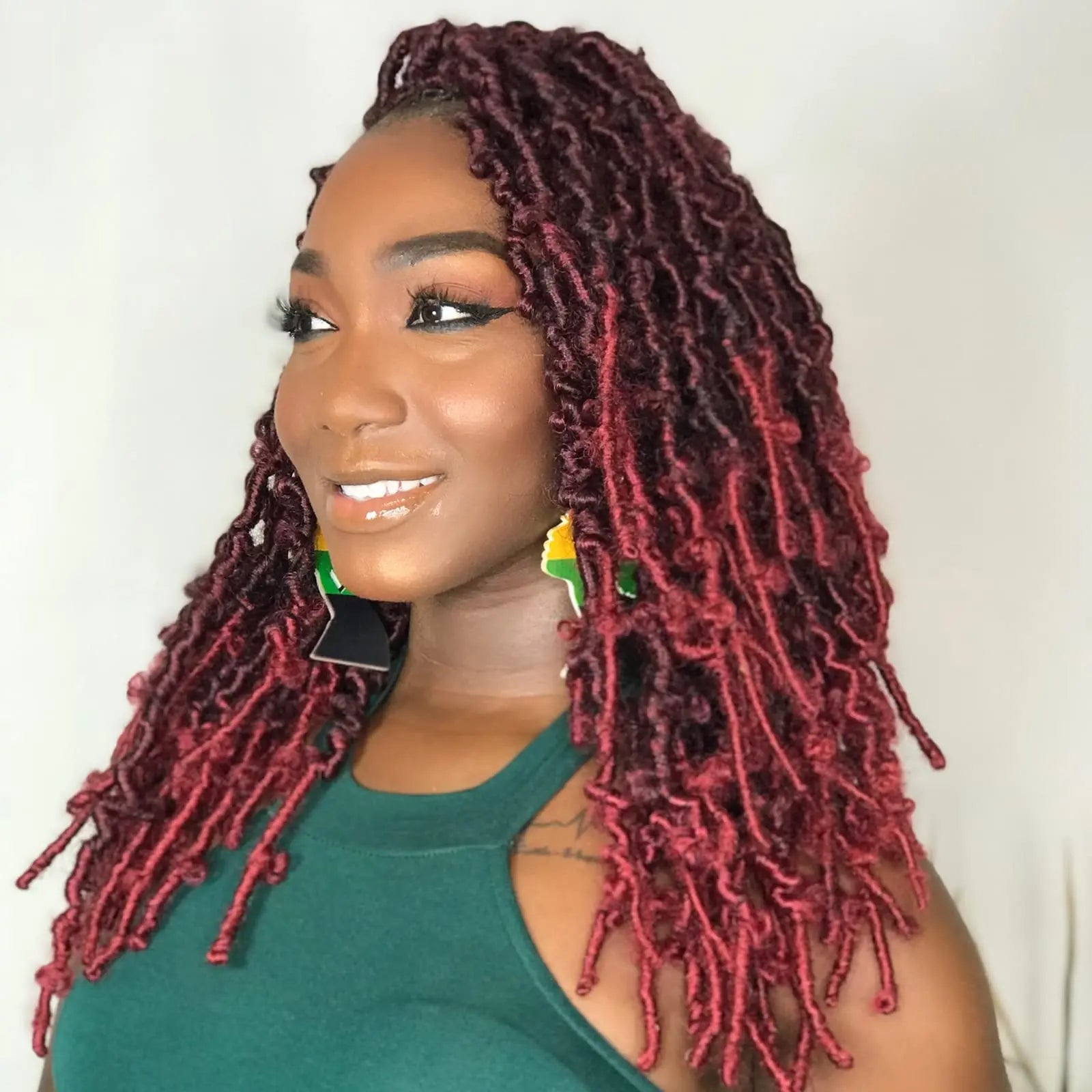 ( US ONLY) FAST SHIPPING DBL | Toyotress® Butterfly Locs Pre-Looped Distressed Locs Braiding Synthetic Crochet Hair Extensions Toyotress