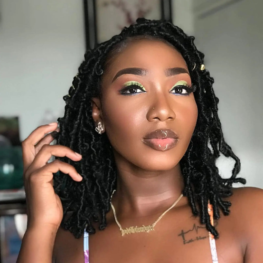 ( US ONLY) FAST SHIPPING DBL | Toyotress® Butterfly Locs Pre-Looped Distressed Locs Braiding Synthetic Crochet Hair Extensions Toyotress