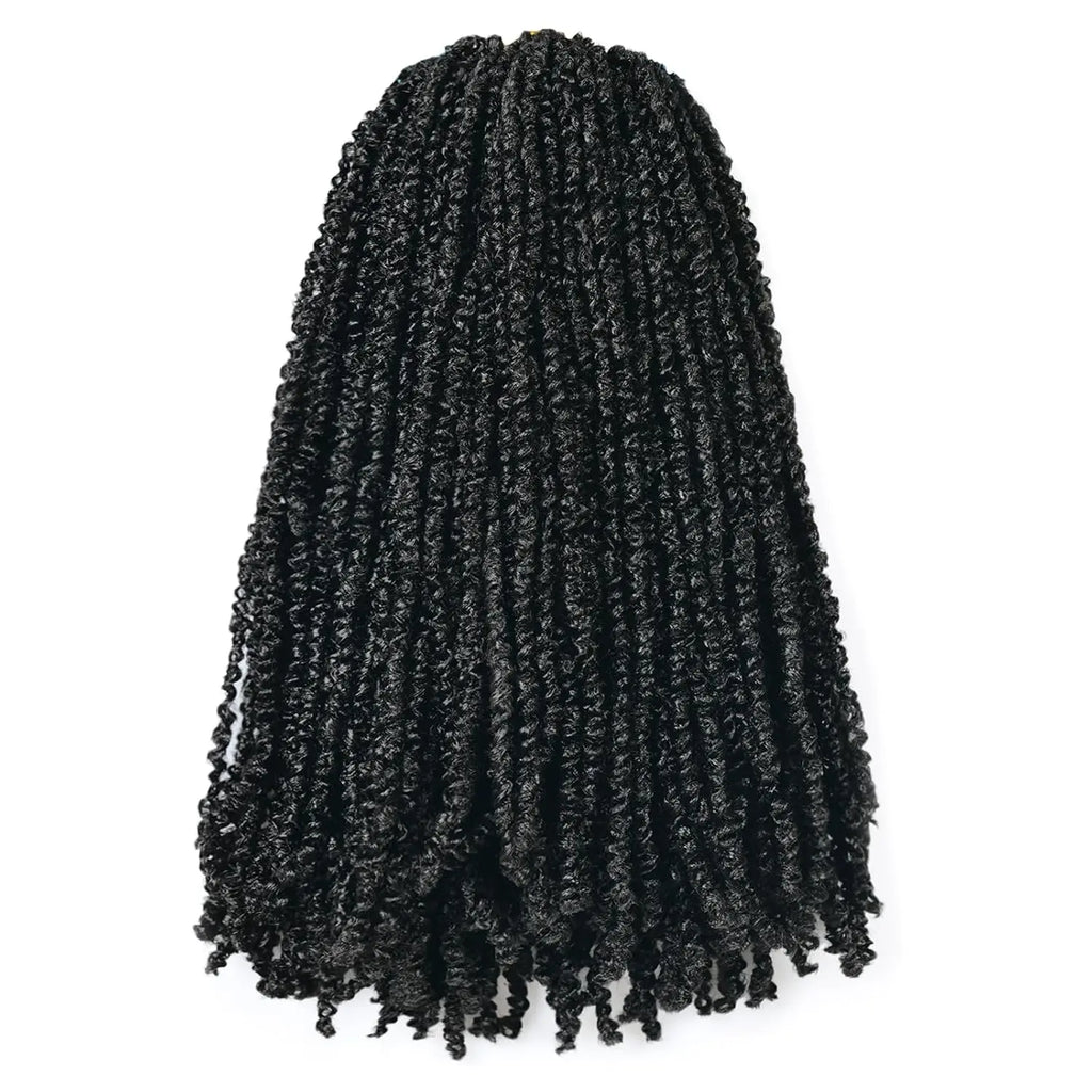 ( US ONLY) FAST SHIPPING丨ToyoTress® Micro Kinky Twist Crochet Hair - 8 Packs (240 Strands) Natural Black Mini Spring Passion Twist Crochet Braids Synthetic Braiding Hair Extensions Toyotress