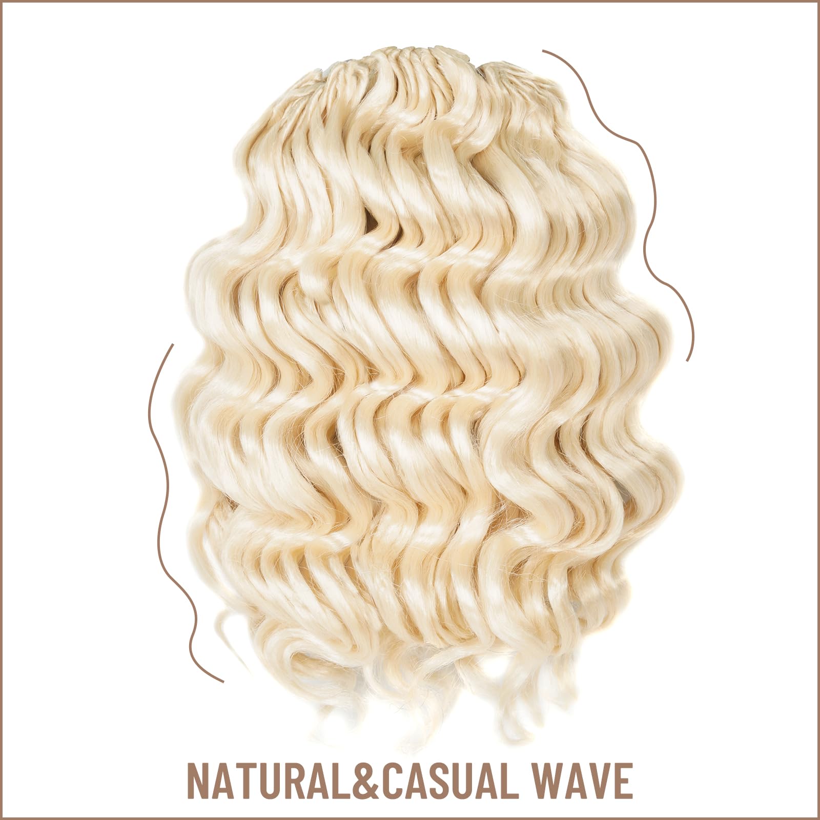 Toyotress Ocean Wave Synthetic Crochet Braiding Hair Extensions