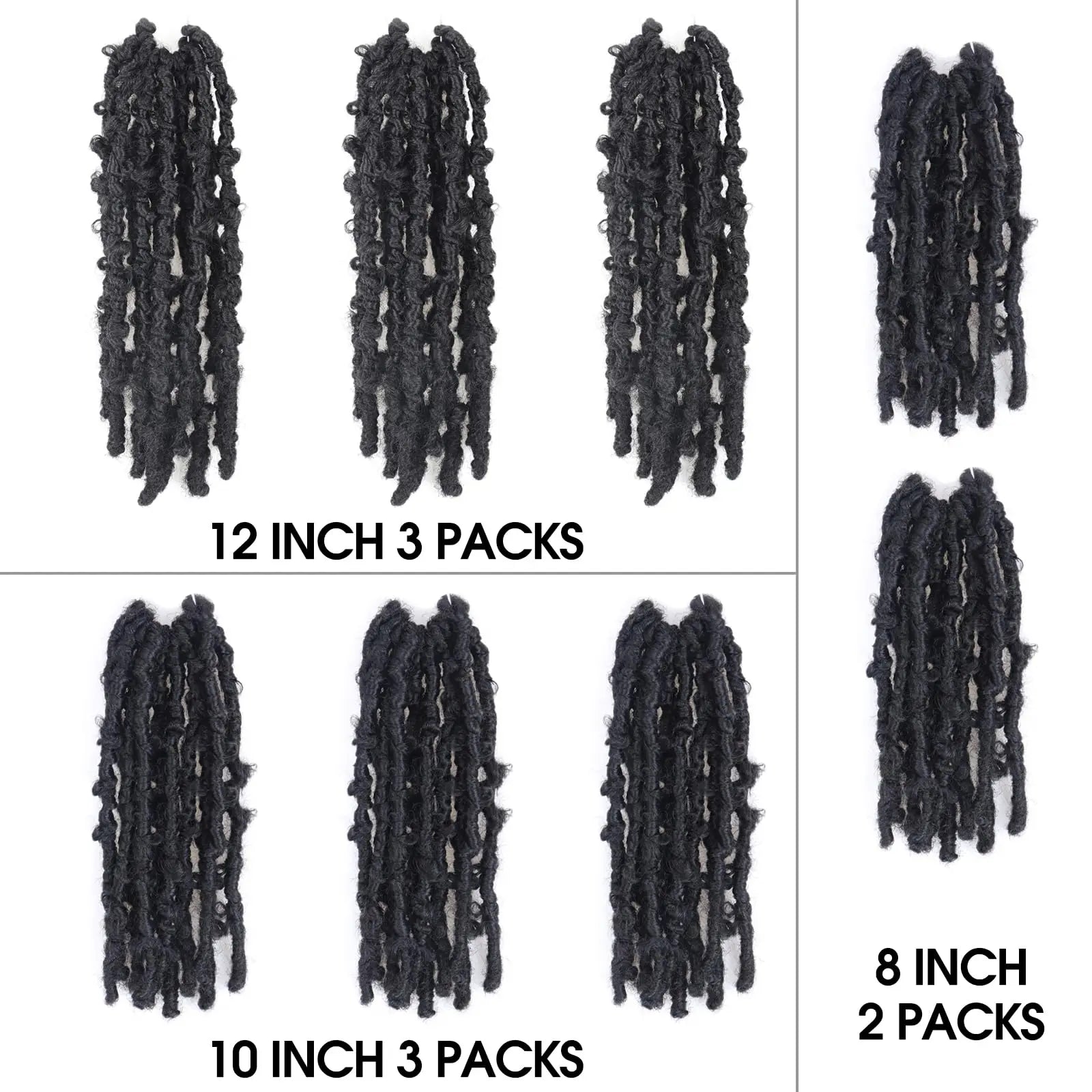 ( US ONLY) FAST SHIPPING DBL | Toyotress® Butterfly Locs Pre-Looped Distressed Locs Braiding Synthetic Crochet Hair Extensions Toyotress