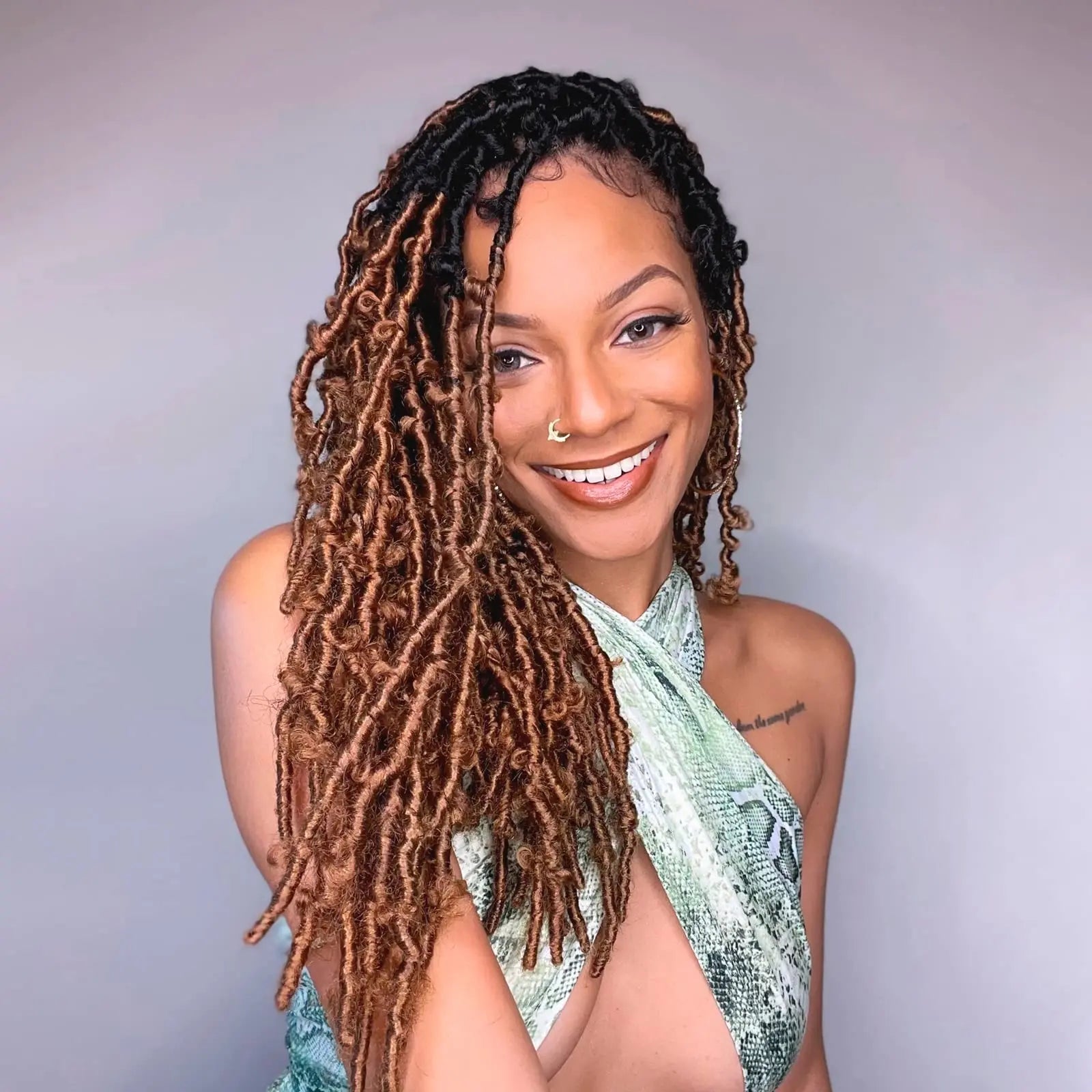 ( US ONLY) FAST SHIPPING DBL | Toyotress® Butterfly Locs Pre-Looped Distressed Locs Braiding Synthetic Crochet Hair Extensions Toyotress