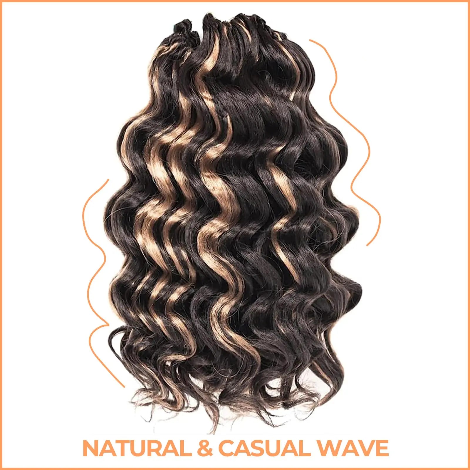 Toyotress Ocean Wave Synthetic Crochet Braiding Hair Extensions