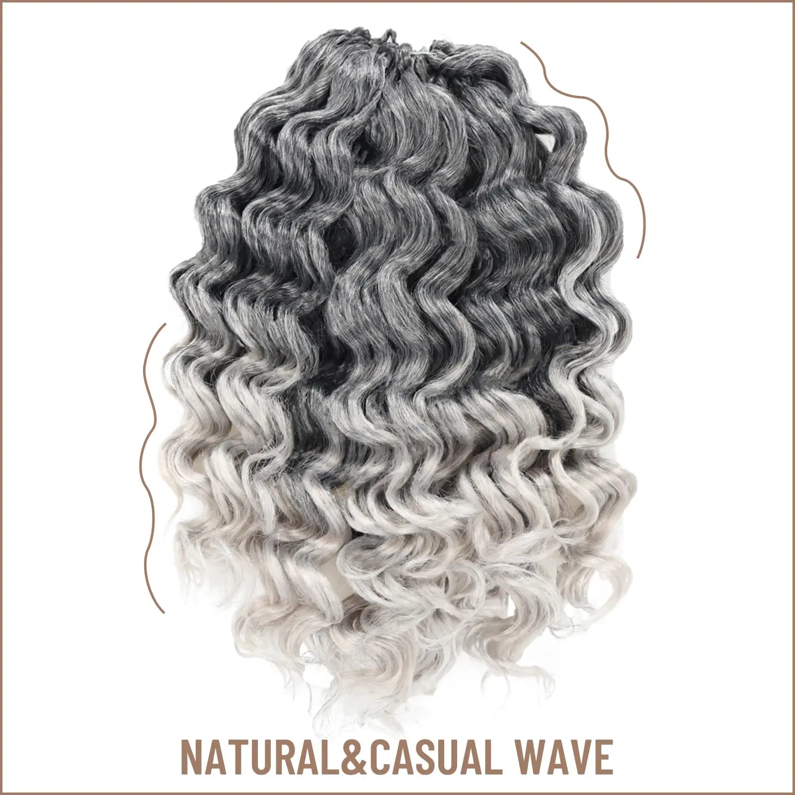 Toyotress Ocean Wave Synthetic Crochet Braiding Hair Extensions
