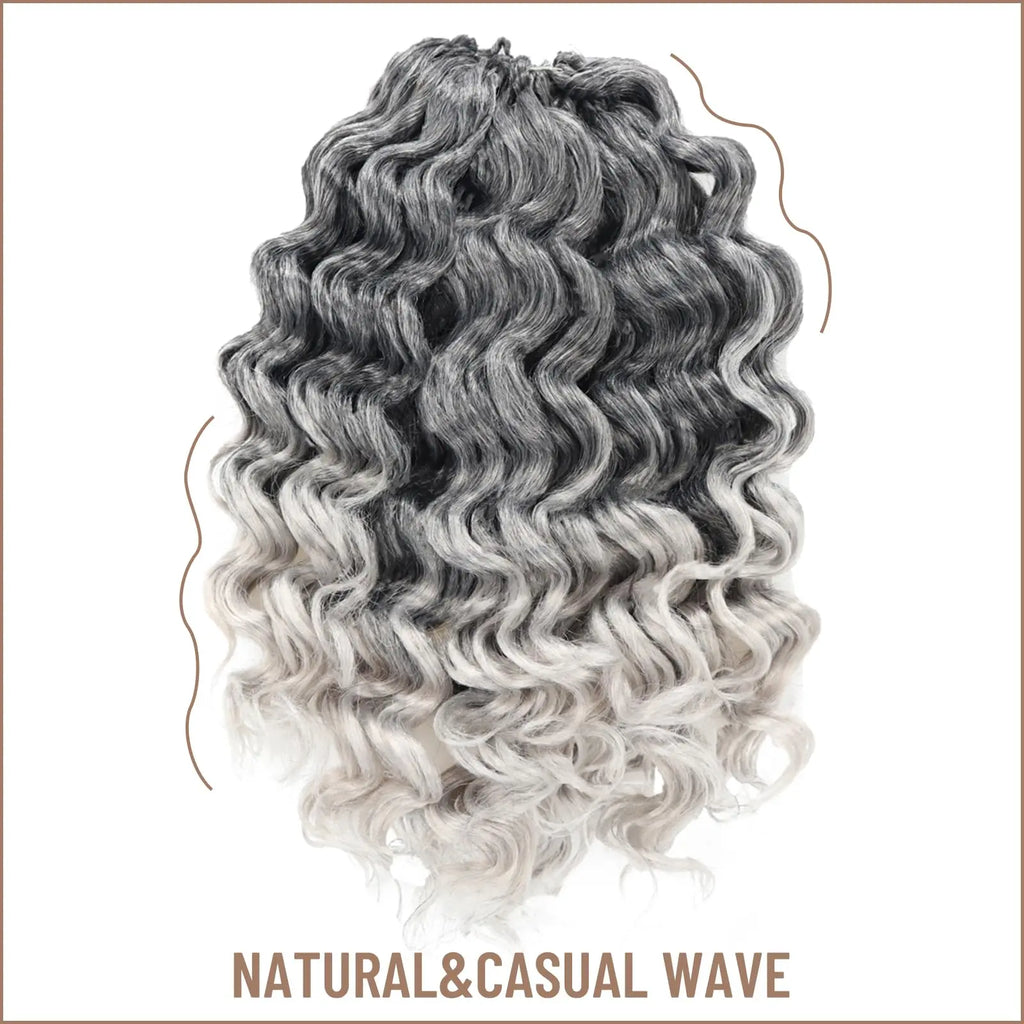 Toyotress Ocean Wave Synthetic Crochet Braiding Hair Extensions