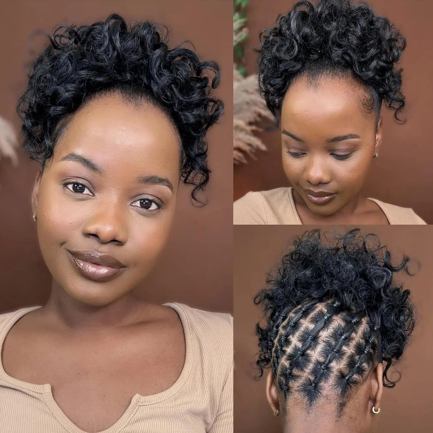 ( US ONLY) FAST SHIPPING OC | Toyotress® Ocean Wave Crochet Hair - 8 Packs Short Curly Water Wave Deep Twist Wavy Braids For Black Women Synthetic Braiding Hair Extensions Toyotress