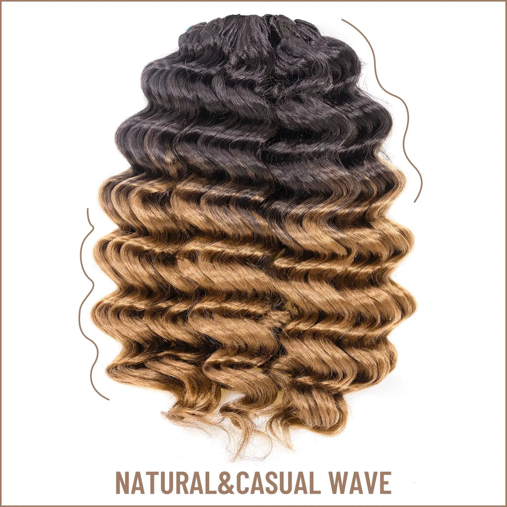 Toyotress Ocean Wave Synthetic Crochet Braiding Hair Extensions
