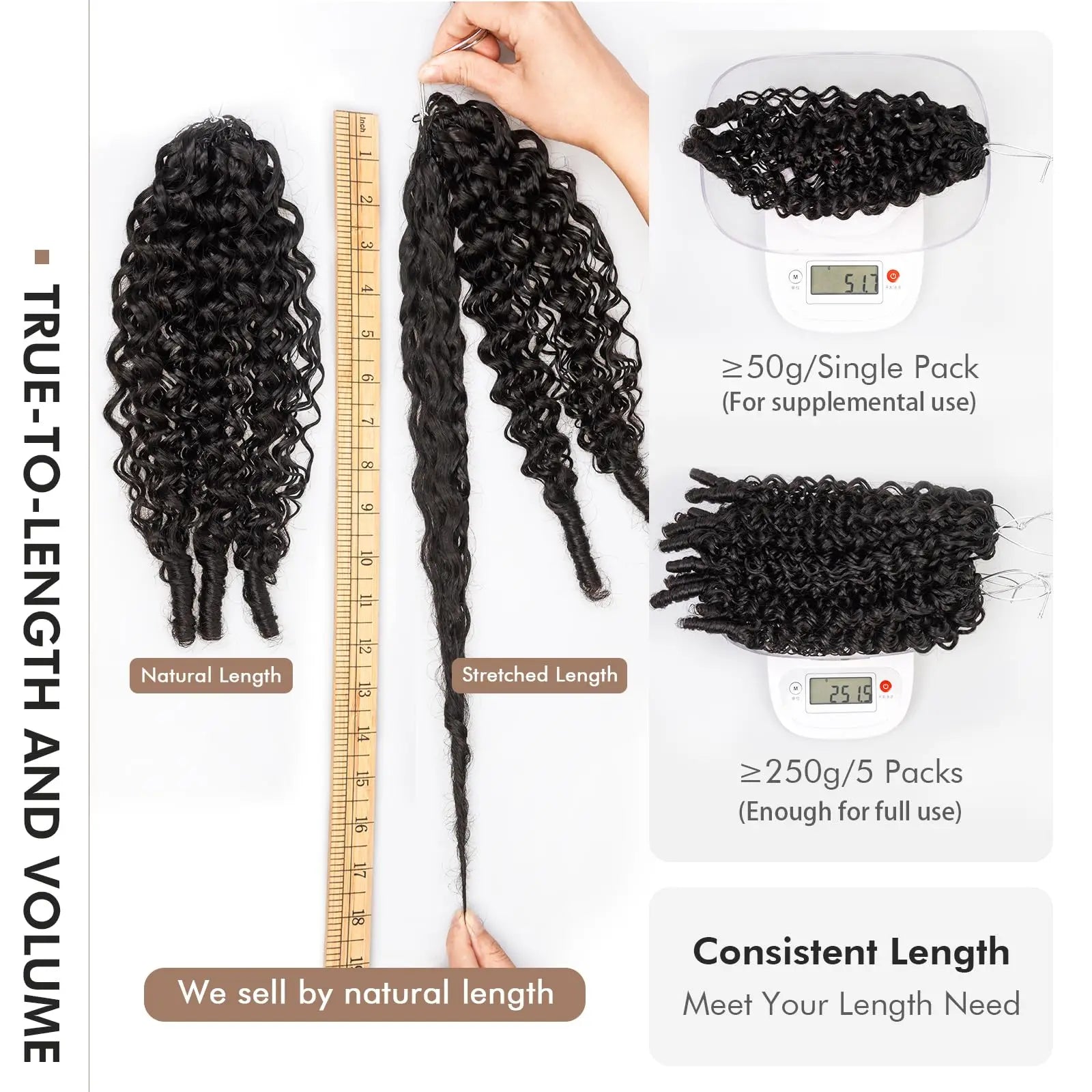 ( US ONLY) FAST SHIPPING HBC丨ToyoTress Burmese Curly Crochet Human Hair - Feather-Line Invisible Knotless Crochet Human Hair Brown Highlight Braiding Hair Toyotress