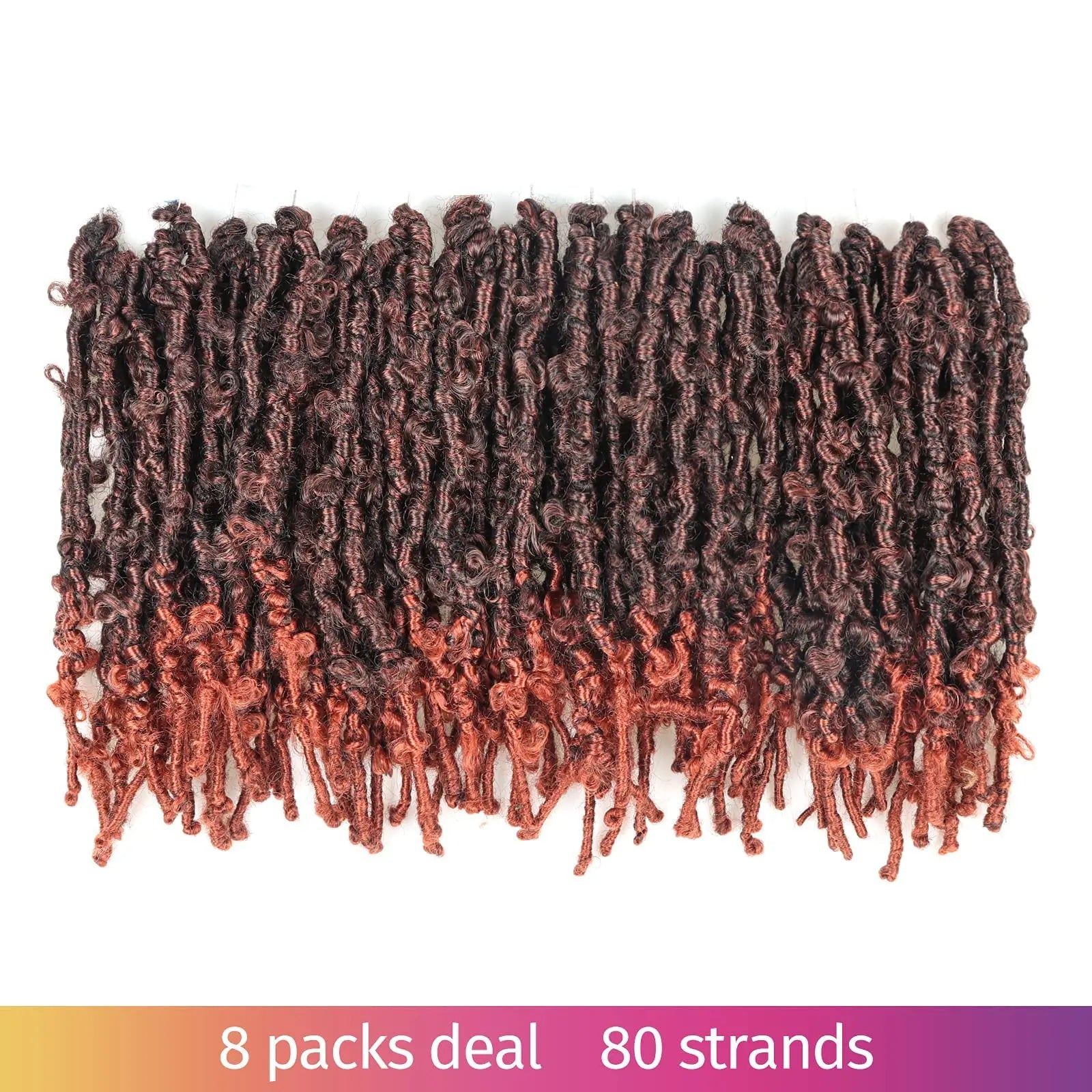 ( US ONLY) FAST SHIPPING DBL | Toyotress® Butterfly Locs Pre-Looped Distressed Locs Braiding Synthetic Crochet Hair Extensions Toyotress