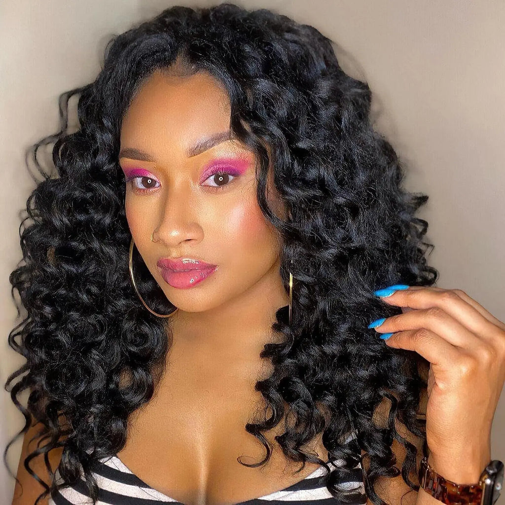 ( US ONLY) FAST SHIPPING OC | Toyotress® Ocean Wave Crochet Hair - 8 Packs Short Curly Water Wave Deep Twist Wavy Braids For Black Women Synthetic Braiding Hair Extensions Toyotress