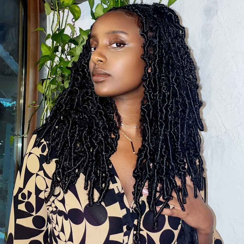 ( US ONLY) FAST SHIPPING DBL | Toyotress® Butterfly Locs Pre-Looped Distressed Locs Braiding Synthetic Crochet Hair Extensions Toyotress
