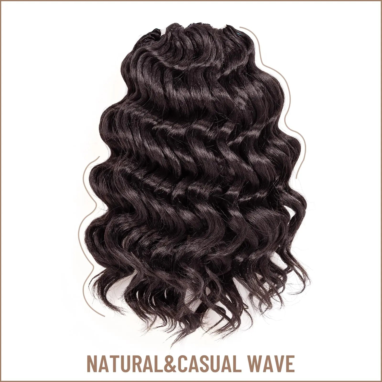Toyotress Ocean Wave Synthetic Crochet Braiding Hair Extensions