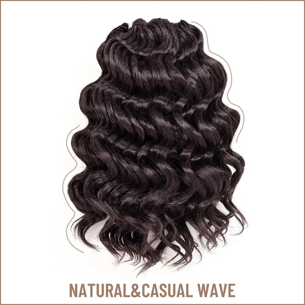 Toyotress Ocean Wave Synthetic Crochet Braiding Hair Extensions