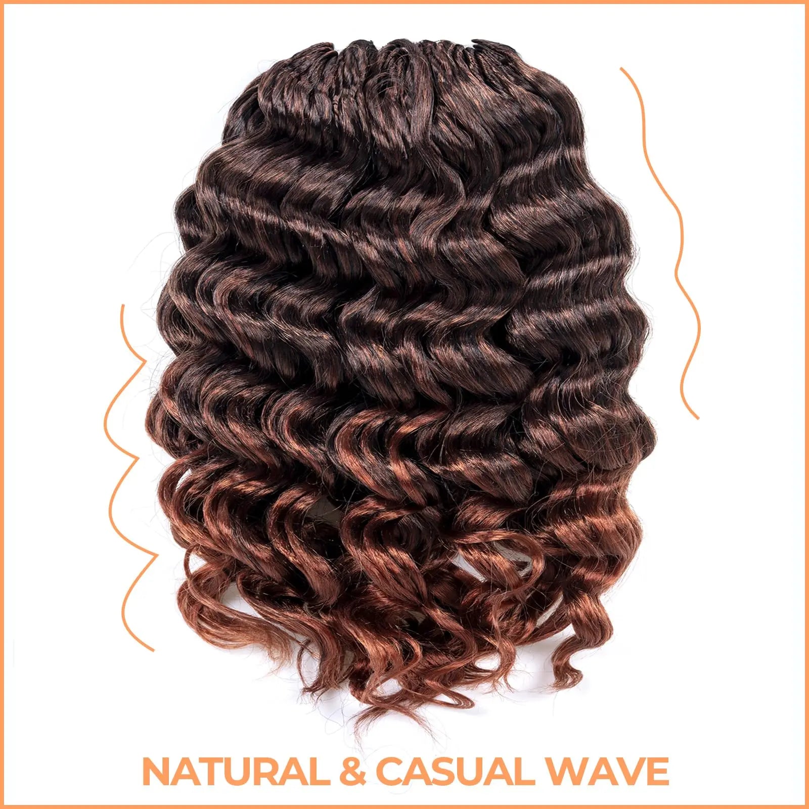Toyotress Ocean Wave Synthetic Crochet Braiding Hair Extensions