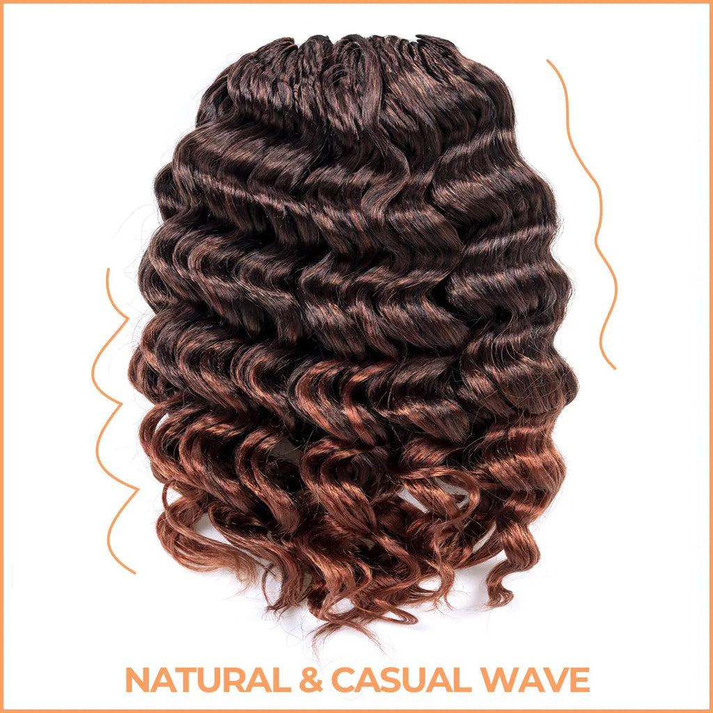 Toyotress Ocean Wave Synthetic Crochet Braiding Hair Extensions