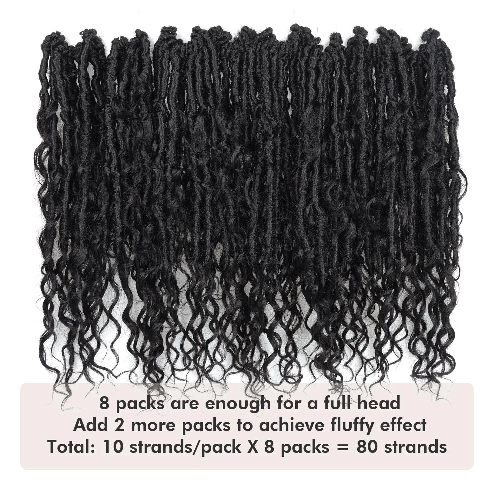 ( US ONLY) FAST SHIPPING PHLocs | Toyotress® Updated Boho Locs With Human Hair Curls Pre Looped Goddess Boho Dreadlocks Curly Ends Hair Extensions Toyotress
