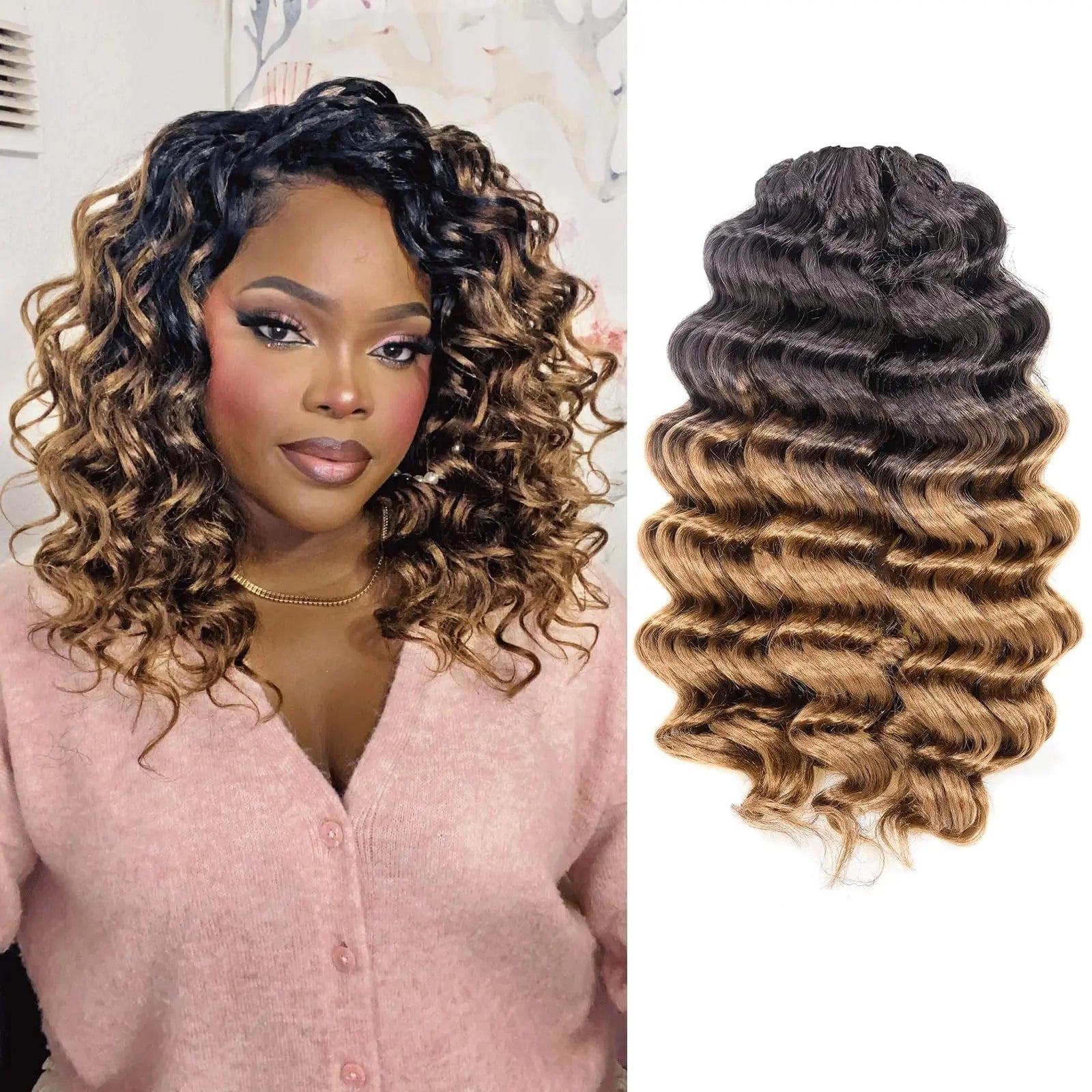 Toyotress Ocean Wave Synthetic Crochet Braiding Hair Extensions