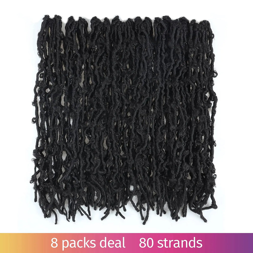 ( US ONLY) FAST SHIPPING DBL | Toyotress® Butterfly Locs Pre-Looped Distressed Locs Braiding Synthetic Crochet Hair Extensions Toyotress