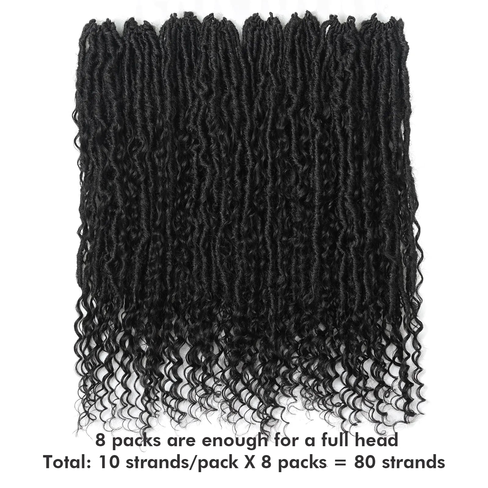 ( US ONLY) FAST SHIPPING Boho Human Hair Locs | Toyotress® Boho Human Hair Locs - 8 Packs Pre-Looped Crochet Locs With Human Hair Curls, Ombre Brown Human Hair Locs With Curly Ends Braiding Hair Extensions Toyotress