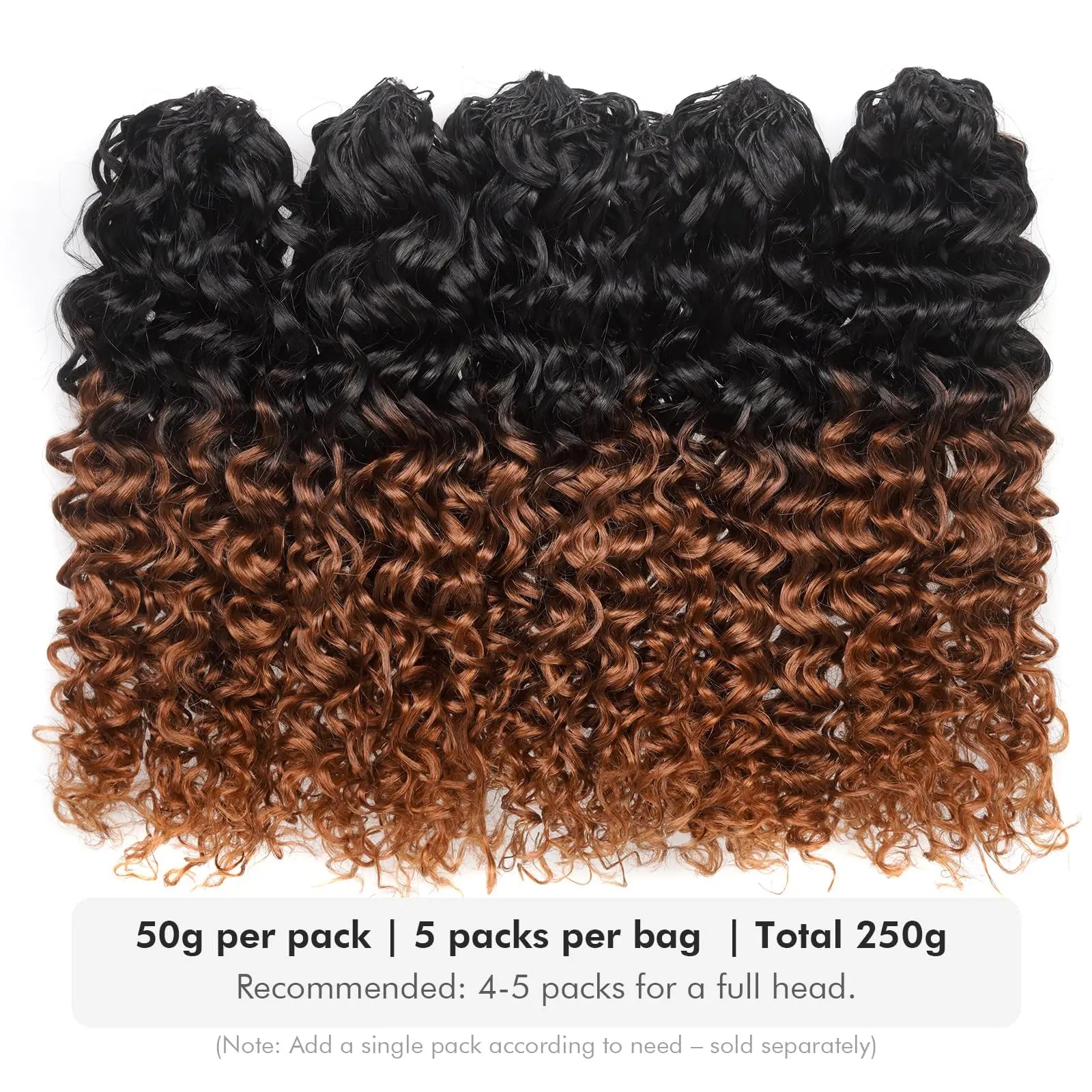 ( US ONLY) FAST SHIPPING丨ToyoTress Human Crochet Hair Kinky Curly - Feather-Line Invisible Knotless Crochet Human Hair For Black Women Brown Highlight Braiding Hair Toyotress